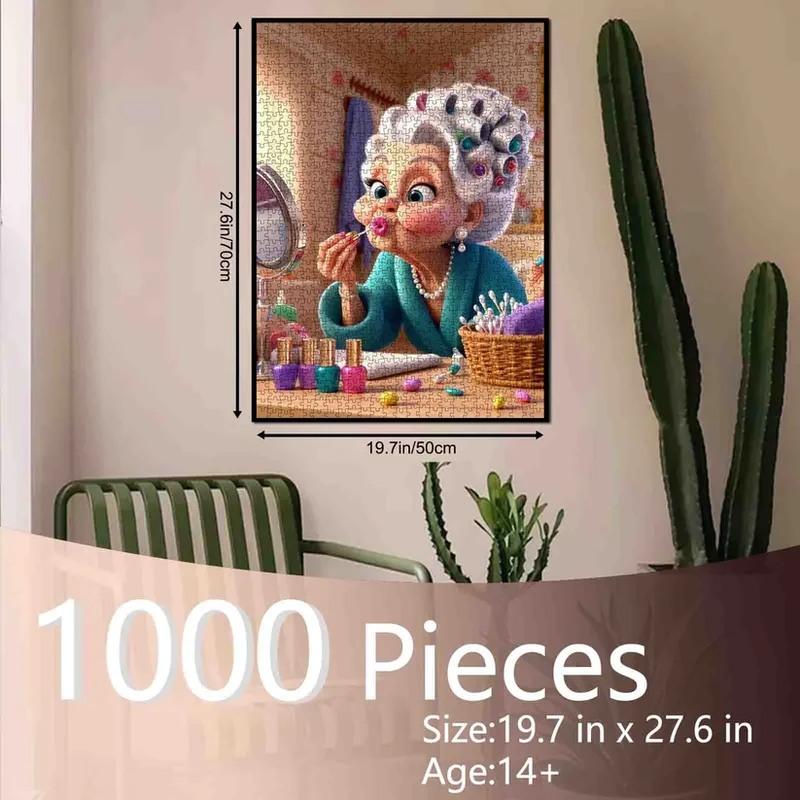 Playful Seniors - Playful Makeup Morning (1000pcs)