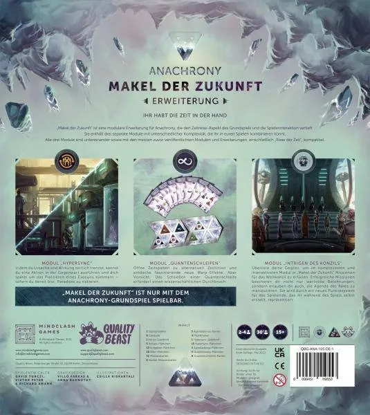Makel der Zukunft - Anachrony, deutsch (Erw.)