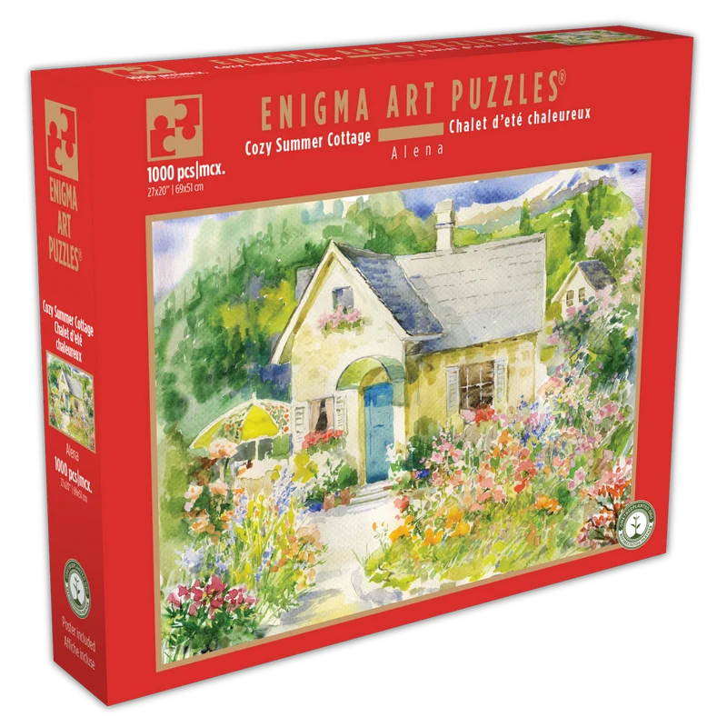 PFG Enigma - Cozy Summer Cottage (1000pcs) (Usage/Used - PUZZLES FOR GOOD)