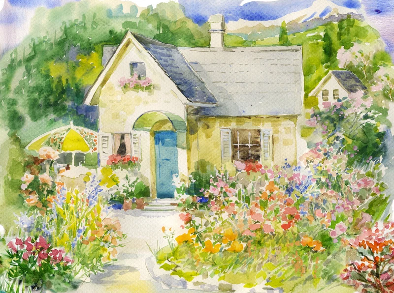 PFG Enigma - Cozy Summer Cottage (1000pcs) (Usage/Used - PUZZLES FOR GOOD)
