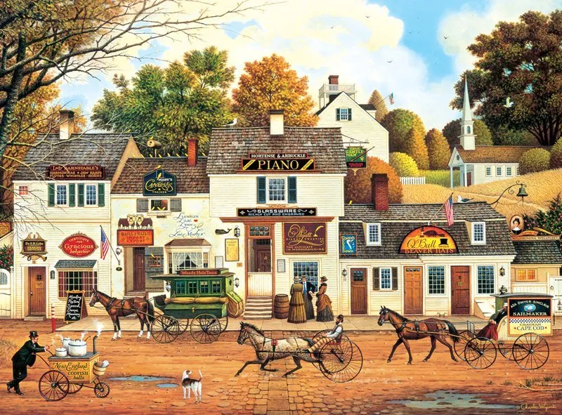 PFG Olde Cape Cod, Charles Wysocki (Usage/Used - PUZZLES FOR GOOD)