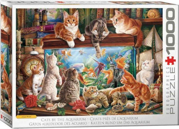 Cats by the Aquarium (1000pcs)