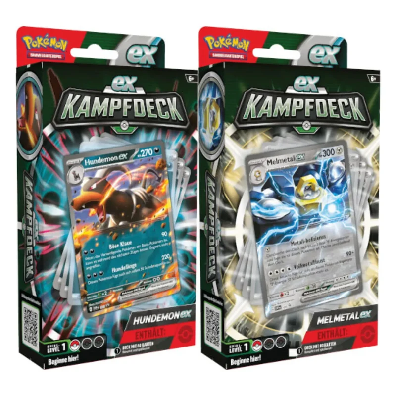 Pokémon - Ex Kampfdeck Hundemon Ex oder Melmetal Ex - Deutsch