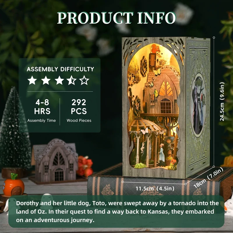 Book Nook - Dorothy's Journey (Wood)