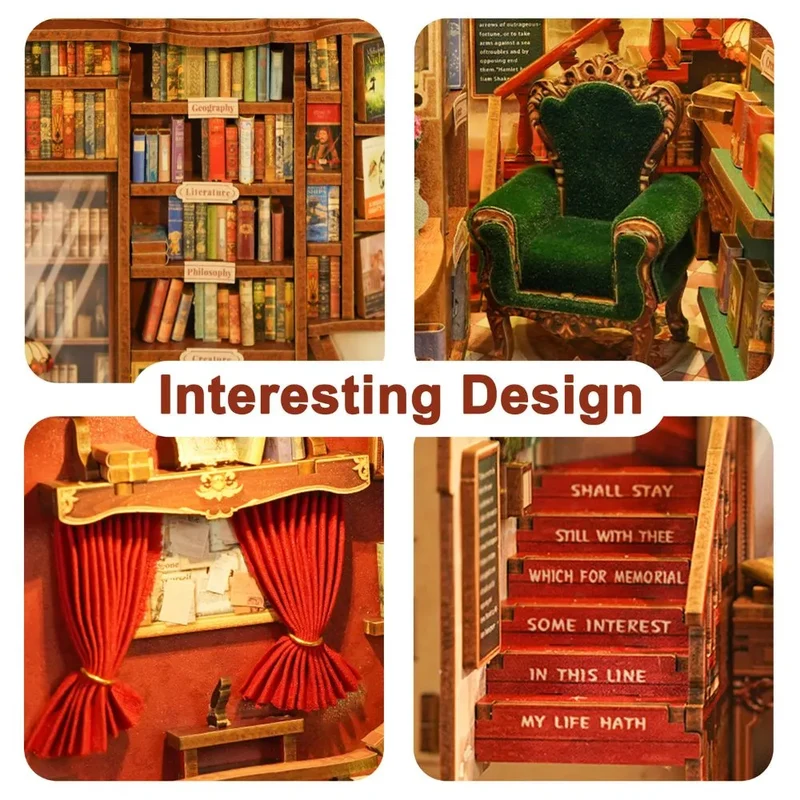 Book Nook - Left Bank Bookstore (Wood)
