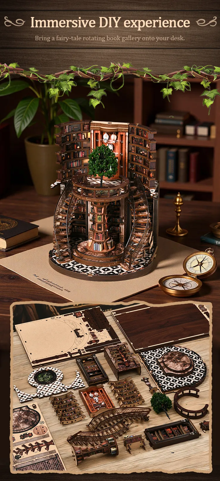 Book Nook - Wisdom Rings (Wood)