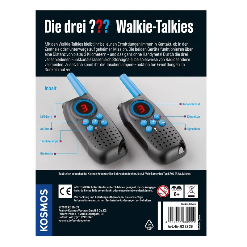 Kosmos - Die drei ??? Walkie - Talkies