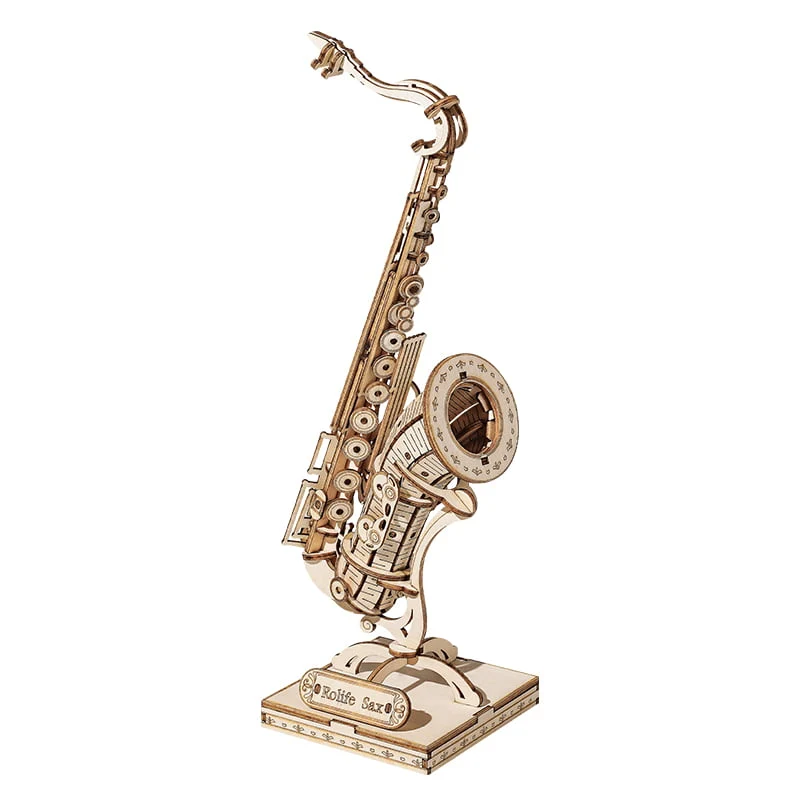 3D Saxophone (Wood)