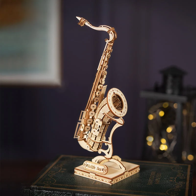 3D Saxophone (Wood)