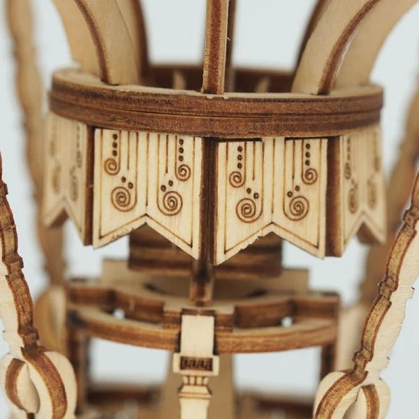 3D Hot Air Balloon (Wood)