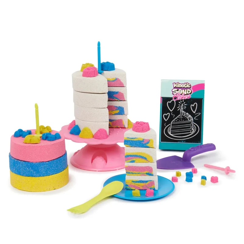 Spinmaster - Kinetic Sand Regenbogenkuchenset 680 g