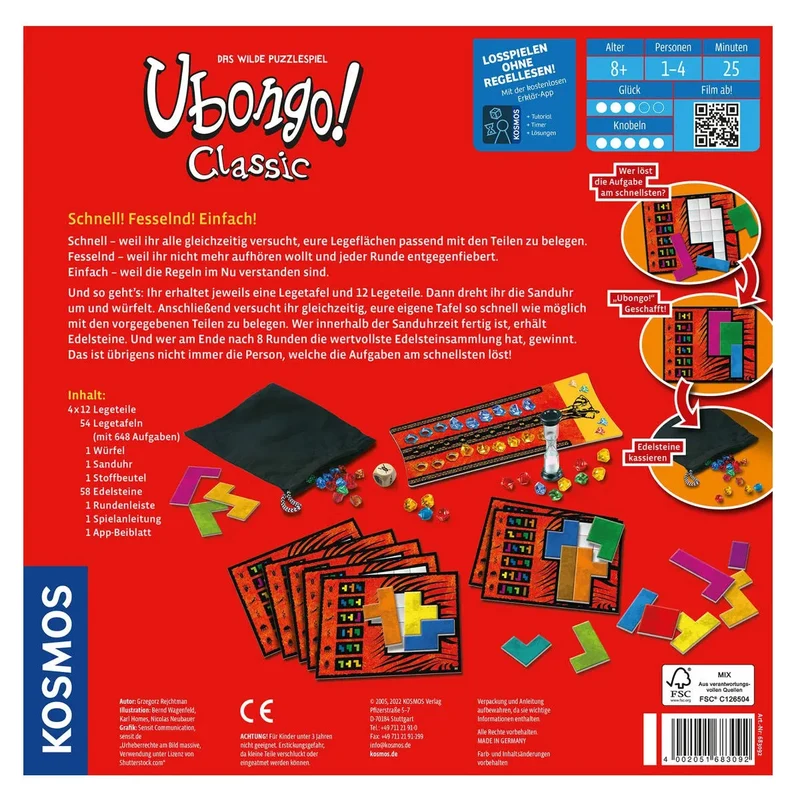 Kosmos - Ubongo Classic - Legespiel