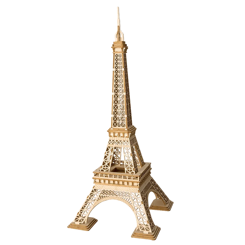 3D Eiffel Tower (Wood)