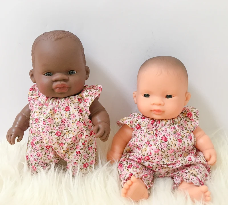 Puppe Mädchen - Afrikanerin 21 cm