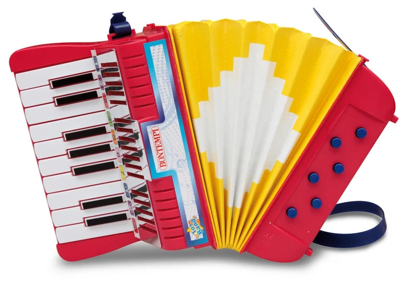 Bontempi Akkordeon mit 17 Tasten (C-E)