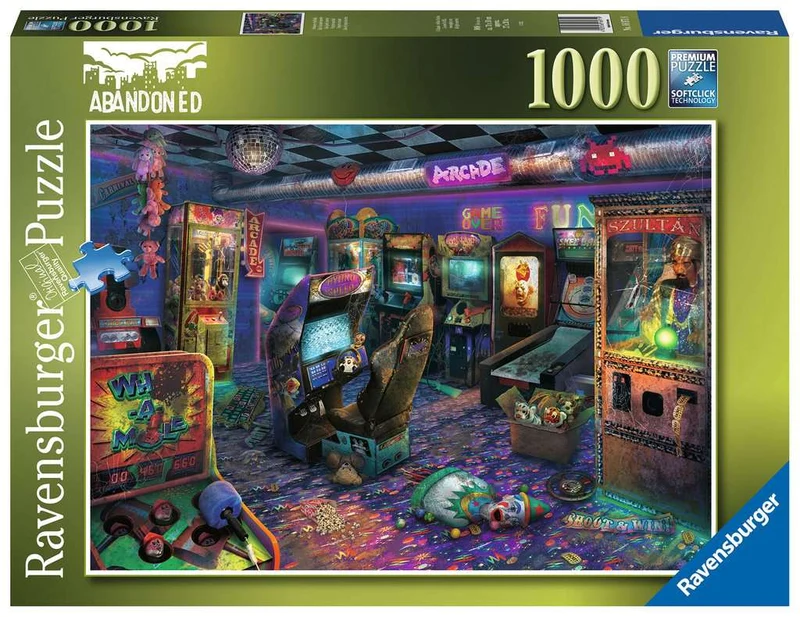 DMG Ravensburger Abandoned Series - Forgotten Arcade (1000pcs) (DAMAGED BOX)