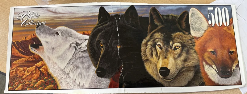 PFG BAG #6 - 4 Wolves (500pcs) (Usage/Used - PUZZLES FOR GOOD)