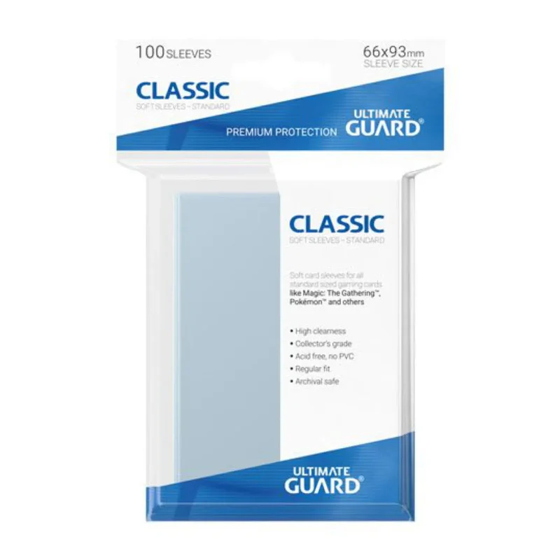 Ultimate Guard - Classic Soft Sleeves Standardgröße Transparent