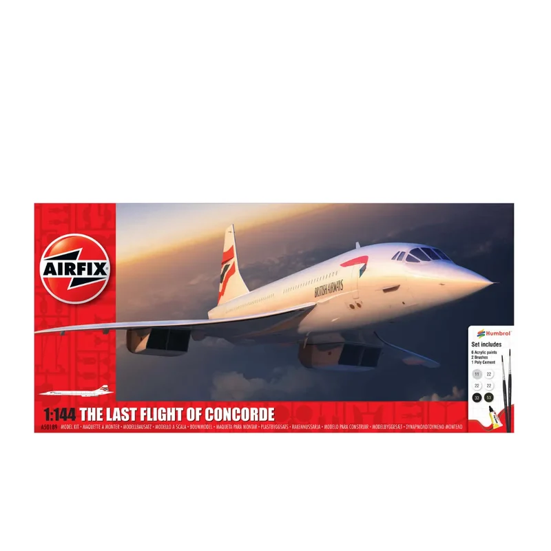 Airfix A50189 - Plastik - Bausatz Concorde Gift Set - 1 - 144