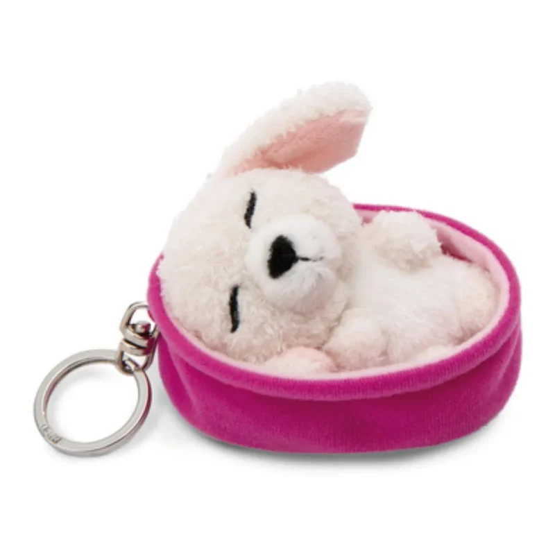 Nici - Sleeping Pets Pudel weiss - Schlüsselanhänger
