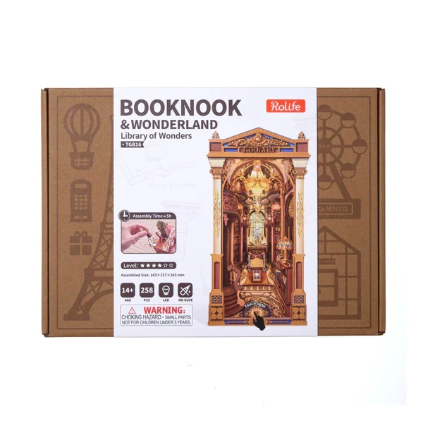 Book Nook - Library of Wonders (Wood)