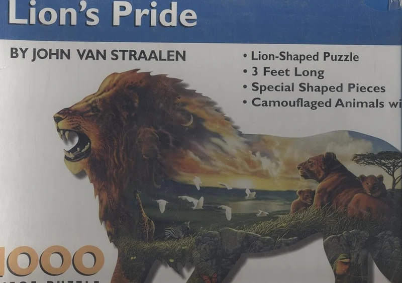 PFG Lion's Pride (Shaped) (1000pcs) (Usage/Used - PUZZLES FOR GOOD)