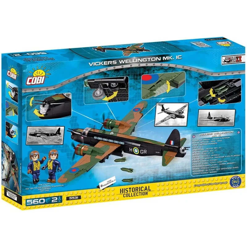 Cobi 5531 - Vickers Wellington MK.IC - Klemmbausteine