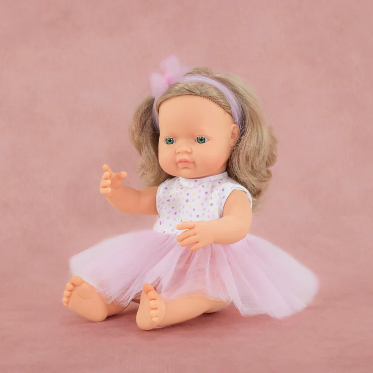 Babypuppe Mädchen My Friends & Me – Europäerin Dunkelblond 38 cm