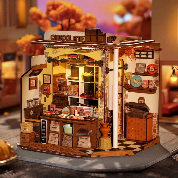 DIY Miniature House - Henry's Chocolate (Wood)