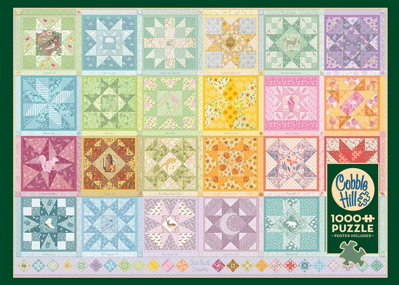 PFG Star Seasons Quilt (Usage/Used - PUZZLES FOR GOOD)