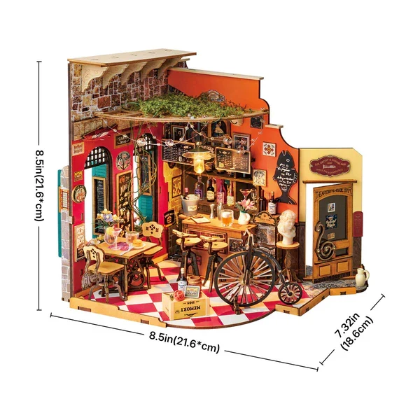 DIY Miniature House - Cheers Bar & Dining (Wood)