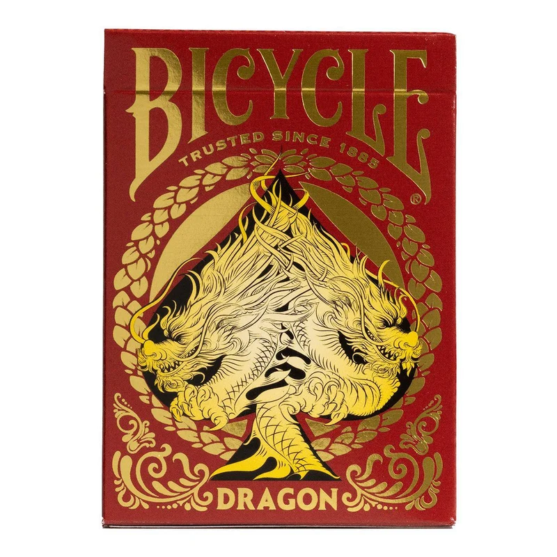 Bicycle Dragon Red Playing Cards