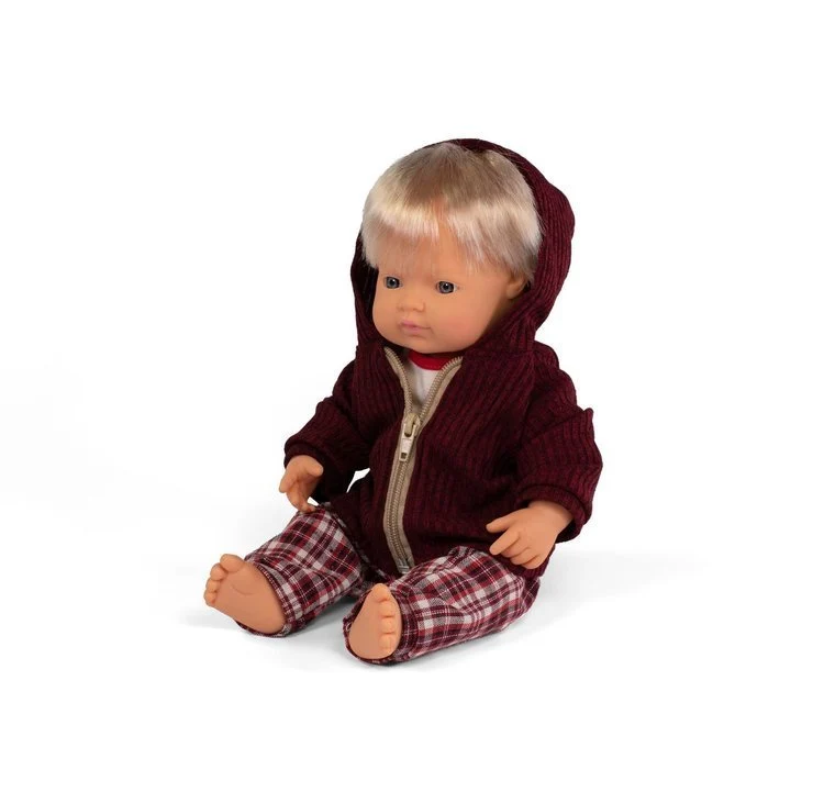 Set mit Hosen für kühle Tage Puppe 38 cm