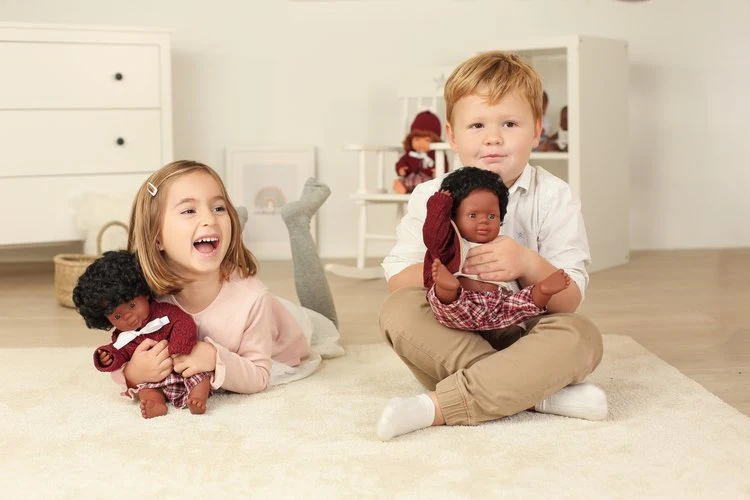 Set mit Hosen für kühle Tage Puppe 38 cm