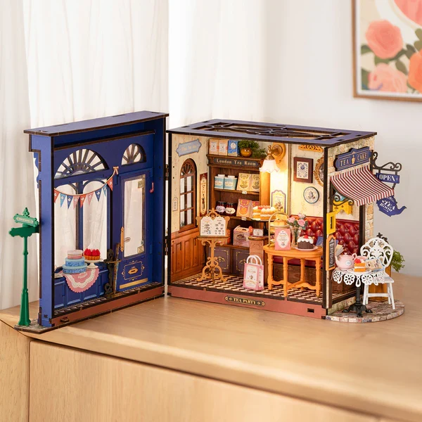 DIY Miniature House - Leisure Time Tea Room (Wood)