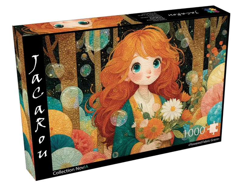 Flowered Fabric Grace - Collection NovIA (1000pcs)