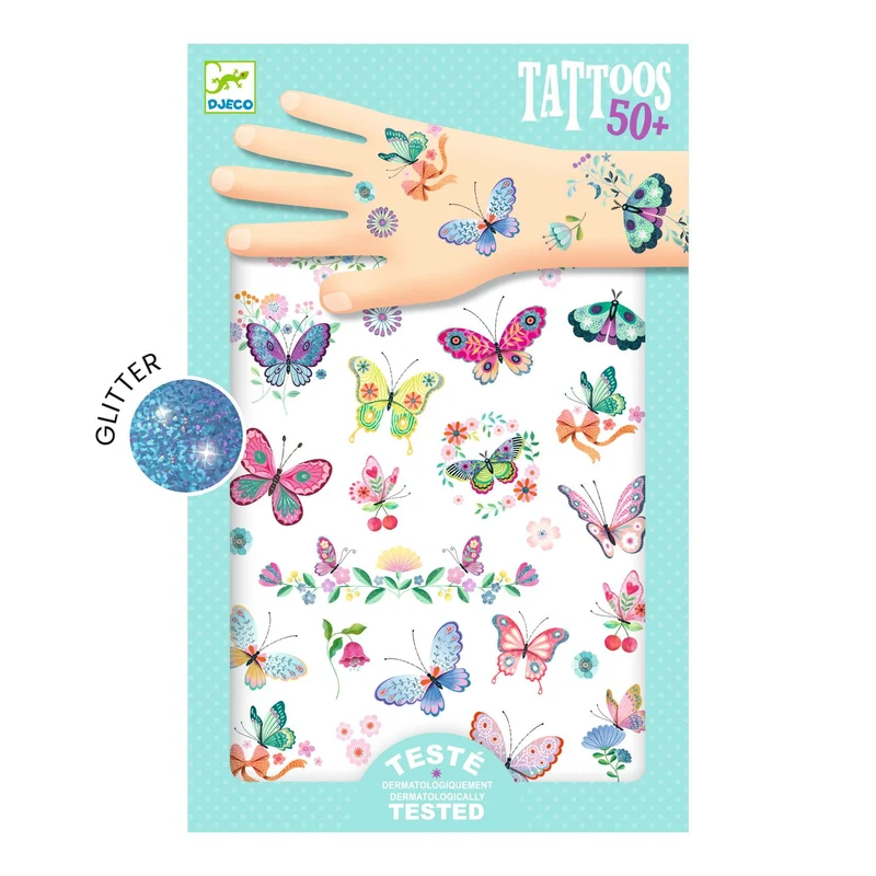 Tattoos für Kinder – Traumschmetterlinge