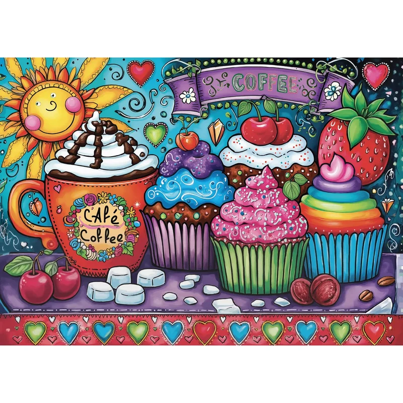 Cupcakes & Coffee - Collection NovIA (1000pcs)