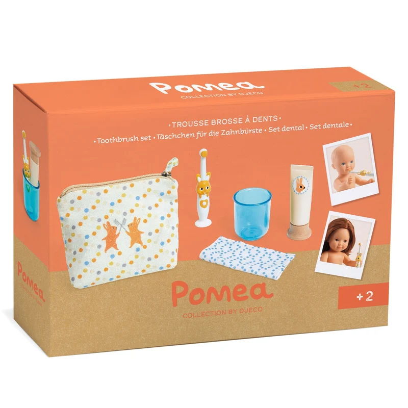 Zahnputzset für Pomea-Puppen