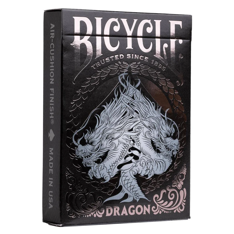 Bicycle Dragon Black Playing Cards