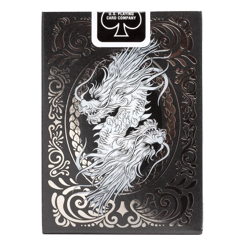 Bicycle Dragon Black Playing Cards