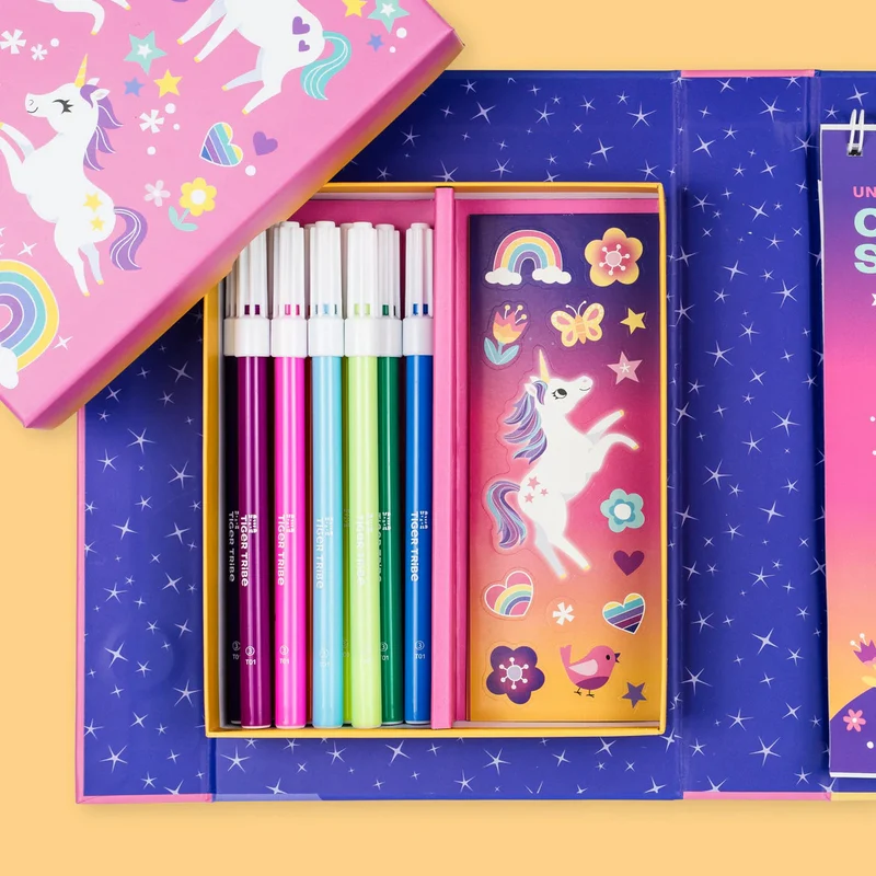Malbuch-Set – Einhorn-Magie
