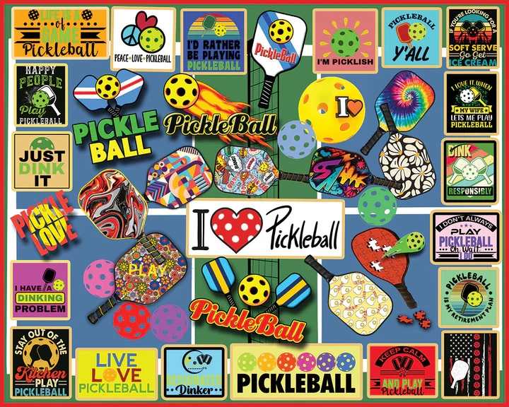 PFG Pickleball, Lois B. Sutton (1000pcs) (Usage/Used - PIUZZLES FOR GOOD)