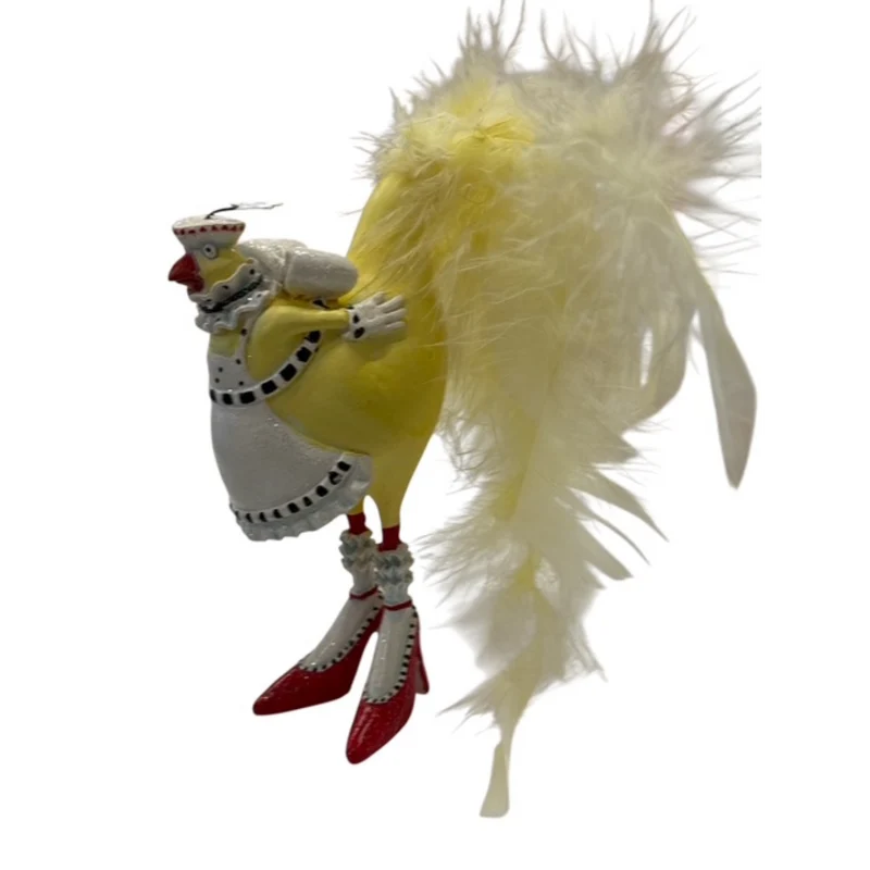 Krinkles - Huhn mit Küchenschürze - 14 cm gross