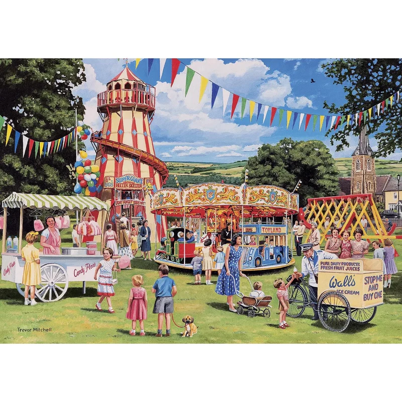 PFG Stop Me & Buy One, Trevor Mitchell (4x 500) (Usage/Used - PUZZLES FOR GOOD)