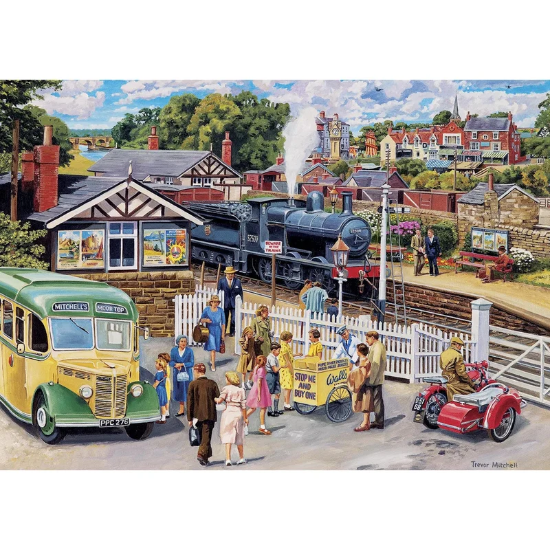PFG Stop Me & Buy One, Trevor Mitchell (4x 500) (Usage/Used - PUZZLES FOR GOOD)