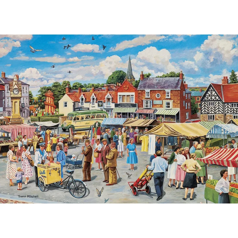 PFG Stop Me & Buy One, Trevor Mitchell (4x 500) (Usage/Used - PUZZLES FOR GOOD)