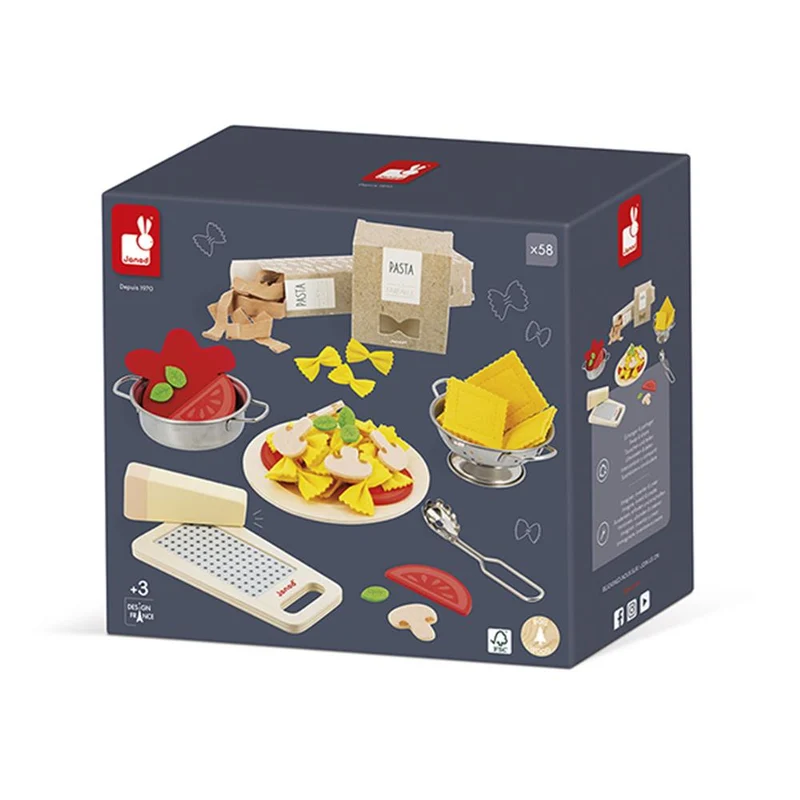 Janod Pasta Mix, 58- teilig