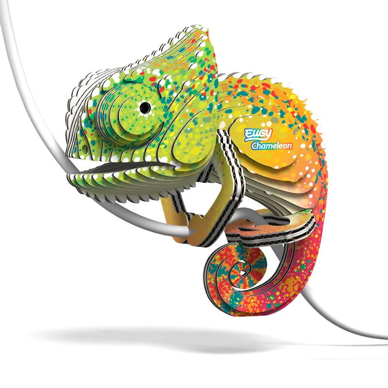 Öko-Puzzle 3D – Chamäleon