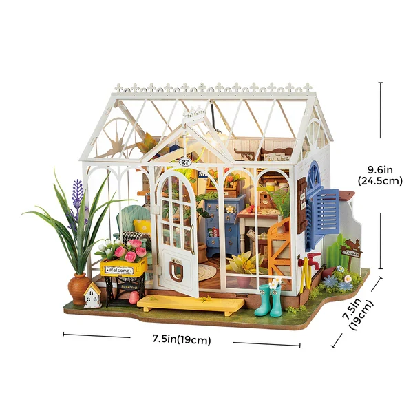 DIY Miniature House - Dreamy Garden House (Wood)